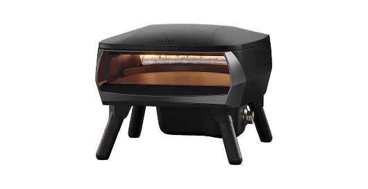 Zdjęcie produktowe bez tła czarnego pieca do pizzy Witt